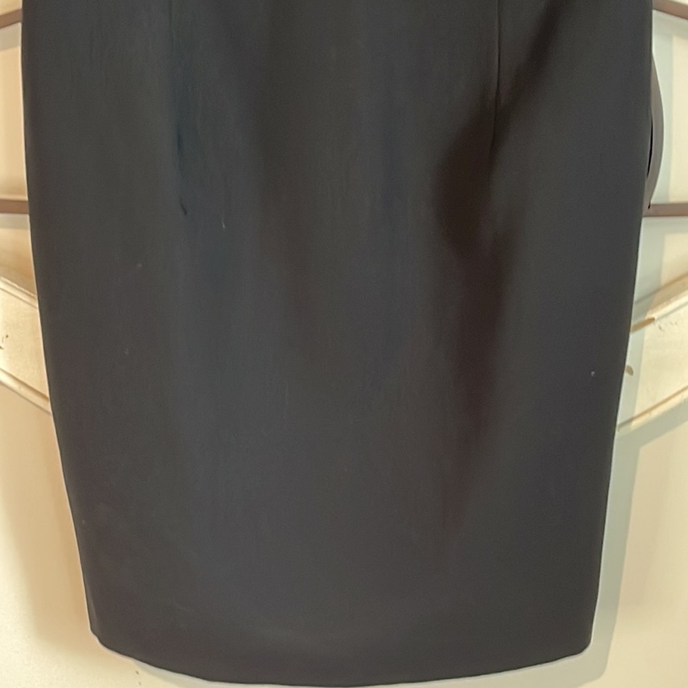 DATIANI DOUBLE CRISSCROSS RACERBACK STRAP MINI DRESS BLACK SIZE 4 - Picture 3 of 9